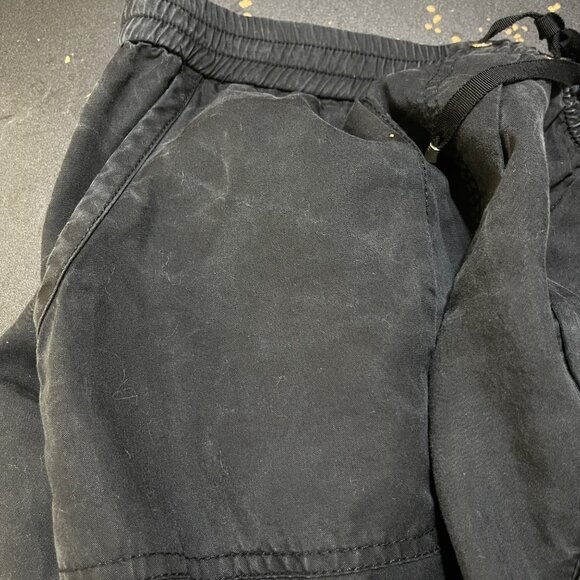 WHBM The Jogger Pants Black 8L Long Elastic Washed Black - Picture 4 of 7